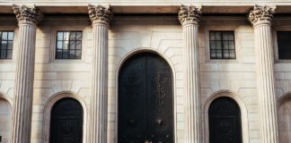 Bank of England in London, England