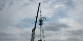 Energy Industrial Coil Tubing Rig on Oil Well in Permian Basin
