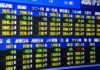 Japanese Stock market board