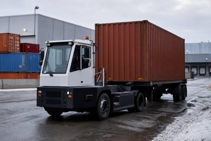 Kalmar Ottawa’s electric yard truck begins duty in Canada