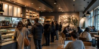 Starbucks lifts outlook after another quarter of same-store sales gains Starbucks lifts outlook after another quarter of same-store sales gains