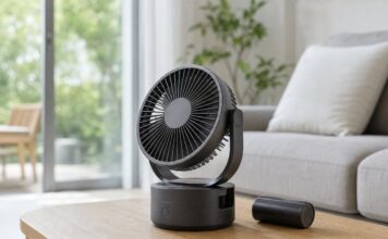 SwitchBot adds battery power and Matter support to its portable circulator fan SwitchBot adds battery power and Matter support to its portable circulator fan