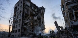 Russian barrage on Kyiv leaves at least 17 dead as Ukraine seeks more interceptors Russian barrage on Kyiv leaves at least 17 dead as Ukraine seeks more interceptors